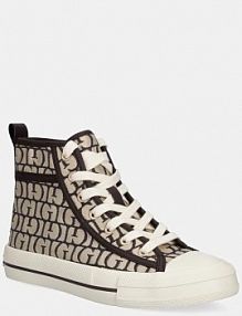 Trampki wysokie Guess  brązowe damskie FLPCOL.FAL12.BROWN