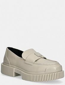 Mokasyny Armani Exchange  beżowe damskie XDA006.XV874.00578