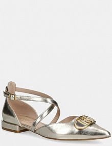 Baleriny Liu Jo  złote damskie SA5025EX02904178