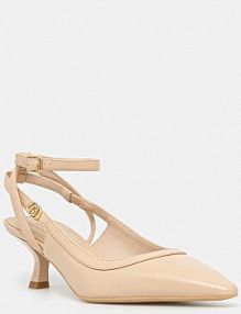 Sandały na szpilce Liu Jo  beżowe SA5029PX46000005