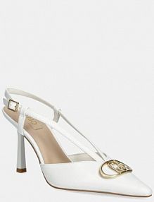 Sandały na szpilce Liu Jo  białe SA5011PX46001111