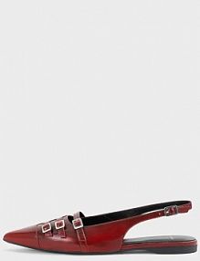 Baleriny Vagabond Shoemakers  czerwone damskie 5533.118.47