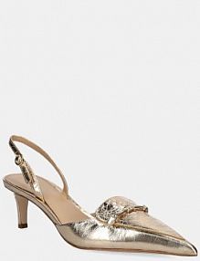 Sandały na szpilce MICHAEL Michael Kors  złote 40R5LEMP1M.740