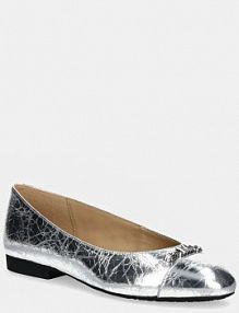 Baleriny MICHAEL Michael Kors  srebrne damskie 40R5REFP1M.040