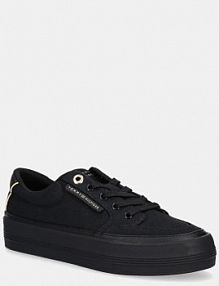 Tenisówki Tommy Hilfiger  czarne damskie FW0FW08323