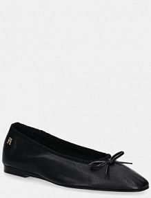 Baleriny Tommy Hilfiger  czarne damskie FW0FW08355