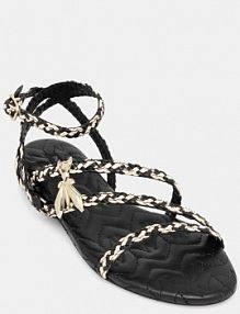 Sandały PATRIZIA PEPE  czarne damskie 8X0088.L109.X1HM