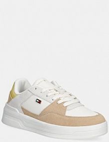 Sneakersy Tommy Hilfiger  beżowe damskie FW0FW08456