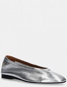 Baleriny Tommy Hilfiger  srebrne damskie FW0FW08601