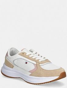 Sneakersy Tommy Hilfiger  beżowe damskie FW0FW08644