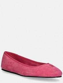 Baleriny Tommy Hilfiger  różowe damskie FW0FW08655