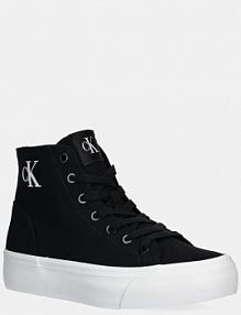 Trampki wysokie Calvin Klein Jeans  czarne damskie YW0YW01764