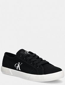 Tenisówki Calvin Klein Jeans  czarne damskie YW0YW01762