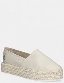 Espadryle Calvin Klein Jeans  beżowe damskie YW0YW01737