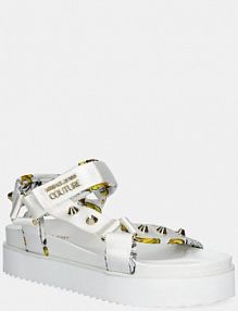 Sandały Versace Jeans Couture  białe damskie 78VA3SM2.ZS187.G03