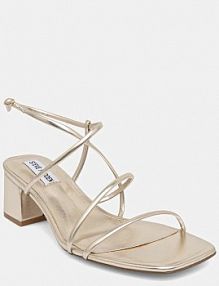 Sandały na słupku Steve Madden  złote SM11003296.045