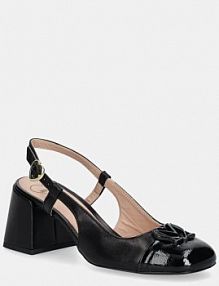 Sandały na słupku Love Moschino  czarne JA10117G1MIE300A