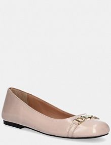 Baleriny Love Moschino  beżowe damskie JA11011G1MII0601