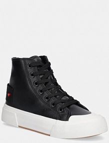 Trampki wysokie Love Moschino  czarne damskie JA15022G1MIA0000