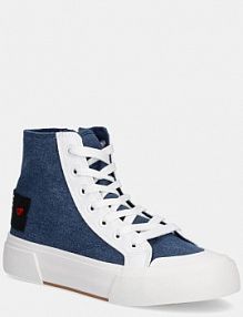 Trampki wysokie Love Moschino  granatowe damskie JA15022G1MJO5700