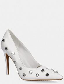 Szpilki DKNY  białe K1548733.WHT