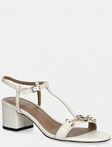 Sandały na słupku Boss  beżowe 50542324.118