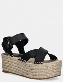 Espadryle Boss  czarne damskie 50542356.001