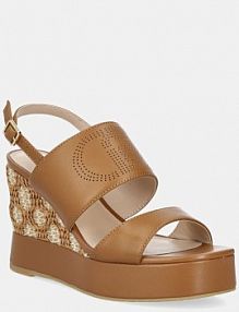 Sandały na obcasie Liu Jo  brązowe SA5115P0102S1853