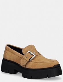 Mokasyny HUGO  brązowe damskie 50541731.280