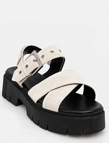 Sandały HUGO  beżowe damskie 50541753.102