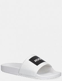 Klapki HUGO  białe damskie 50546281.100
