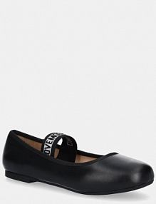 Baleriny Love Moschino  czarne damskie JA11071G0MIE0000