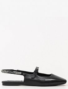 Baleriny Karl Lagerfeld  czarne damskie KL40181.000
