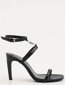 Sandały na szpilce Karl Lagerfeld  czarne KL32914.000