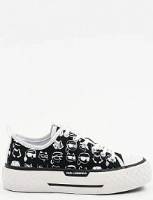Tenisówki Karl Lagerfeld  czarne damskie KL60612T.901