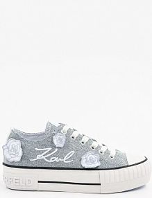 Tenisówki Karl Lagerfeld  niebieskie damskie KL60425.DLB