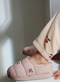 Kapcie Konges Sløjd  różowe dziecięce KS101296.G