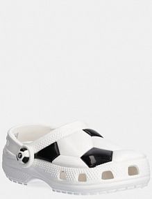 Klapki Crocs  białe dziecięce 210023.CLASSIC.SOCCER