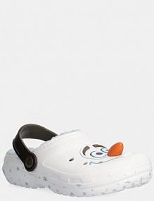 Kapcie Crocs  białe dziecięce 210234.CLASSIC.FROZEN