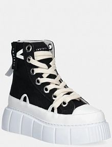 Trampki wysokie Inuikii  czarne damskie 1001.002.0012.000