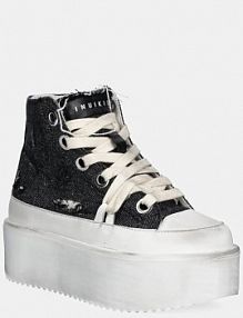 Trampki wysokie Inuikii  czarne damskie 1001.007.0021.000