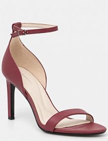 Sandały na szpilce Calvin Klein  bordowy HW0HW02337