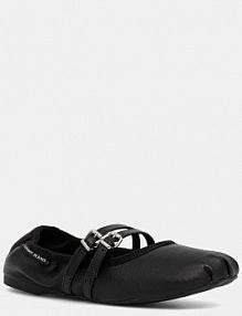 Baleriny Tommy Jeans  czarne damskie EN0EN02720