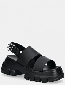 Sandały Tommy Jeans  czarne damskie EN0EN02750