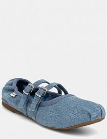 Baleriny Tommy Jeans  niebieskie damskie EN0EN02782