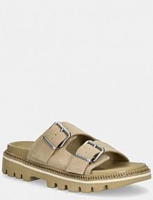 Klapki Tommy Jeans  beżowe damskie EN0EN02797