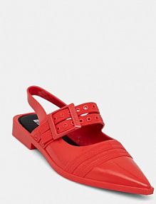 Baleriny Melissa  czerwone damskie M.35973.BE573