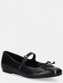 Baleriny Guess  czarne damskie FLJKAY.LEA02.BLACK