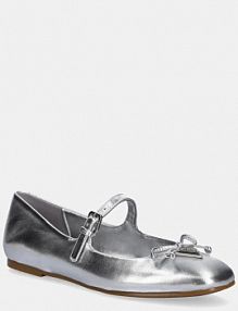 Baleriny Guess  srebrne damskie FLJKAY.LEM02.SILVE