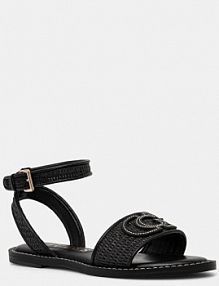Sandały Guess  czarne damskie FLJSIY.FAB03.BLACK